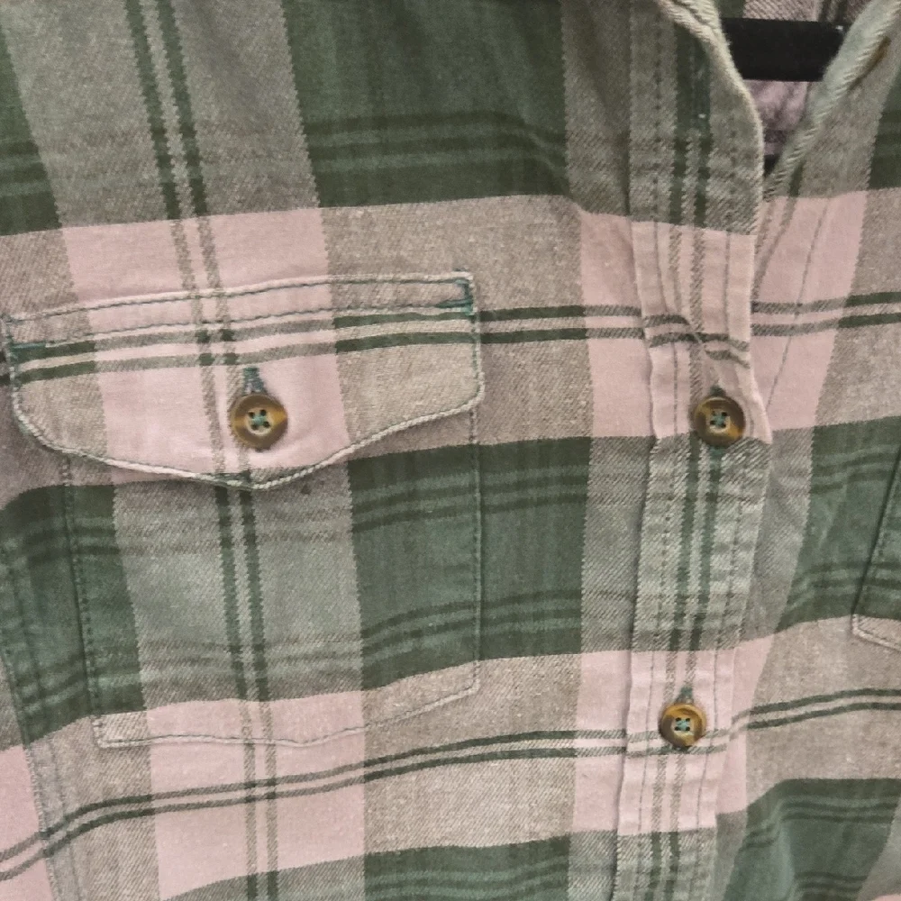 Carhartt Green and White Plaid Shirt - Picture 4 of 9